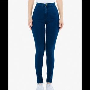 American apparel easy jeans.